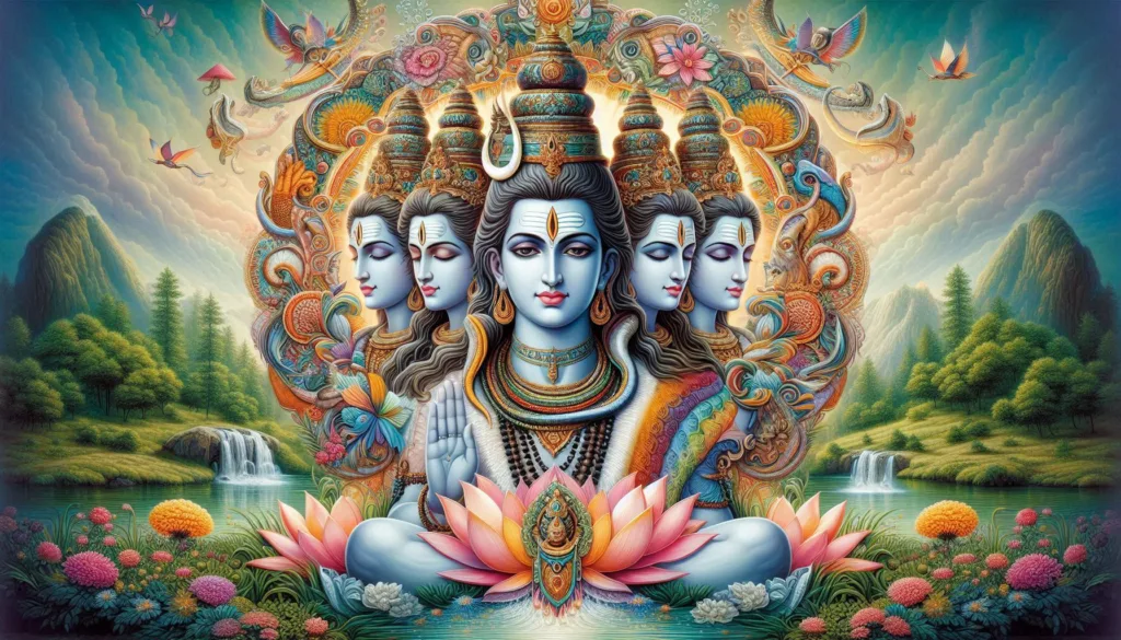 भगवान शिव और उनका पंचमुखी स्वरूप: प्रतीक और महत्व