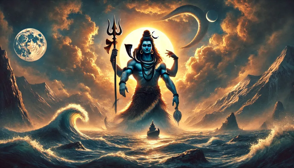 समुद्र मंथन और भगवान शिव की भूमिका: हलाहल का पान