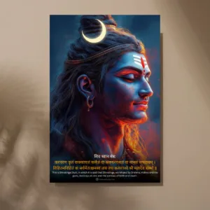 Lord Shiva Poster – Divine Energy for Your Space |8K| Premium Glossy