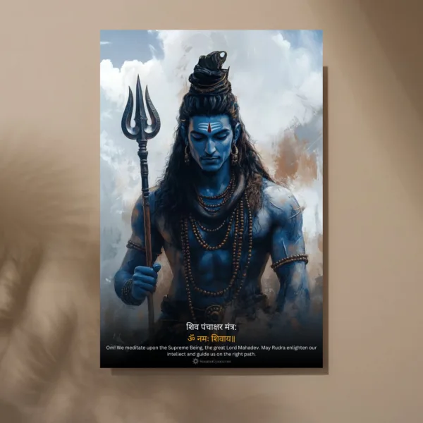 Lord Shiva Poster (Pack of 4) |8K| Premium Glossy - Image 6