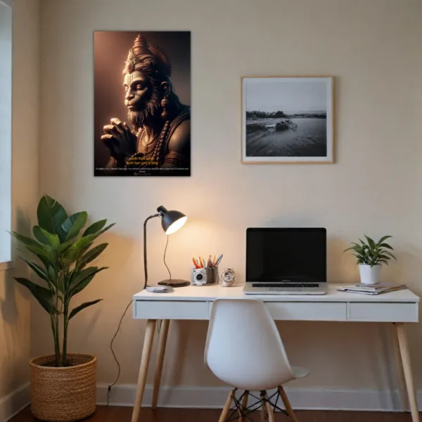 Lord Hanuman Poster – Bring Divine Strength & Protection to Your Space |8K| Premium Glossy - Image 4