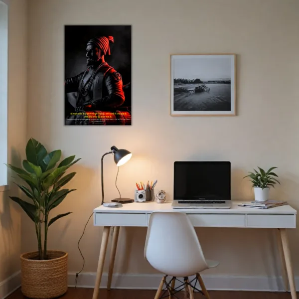Chhatrapati Shivaji Maharaj Poster – A Tribute to the Great Maratha Warrior |8K| Premium Glossy - Image 5